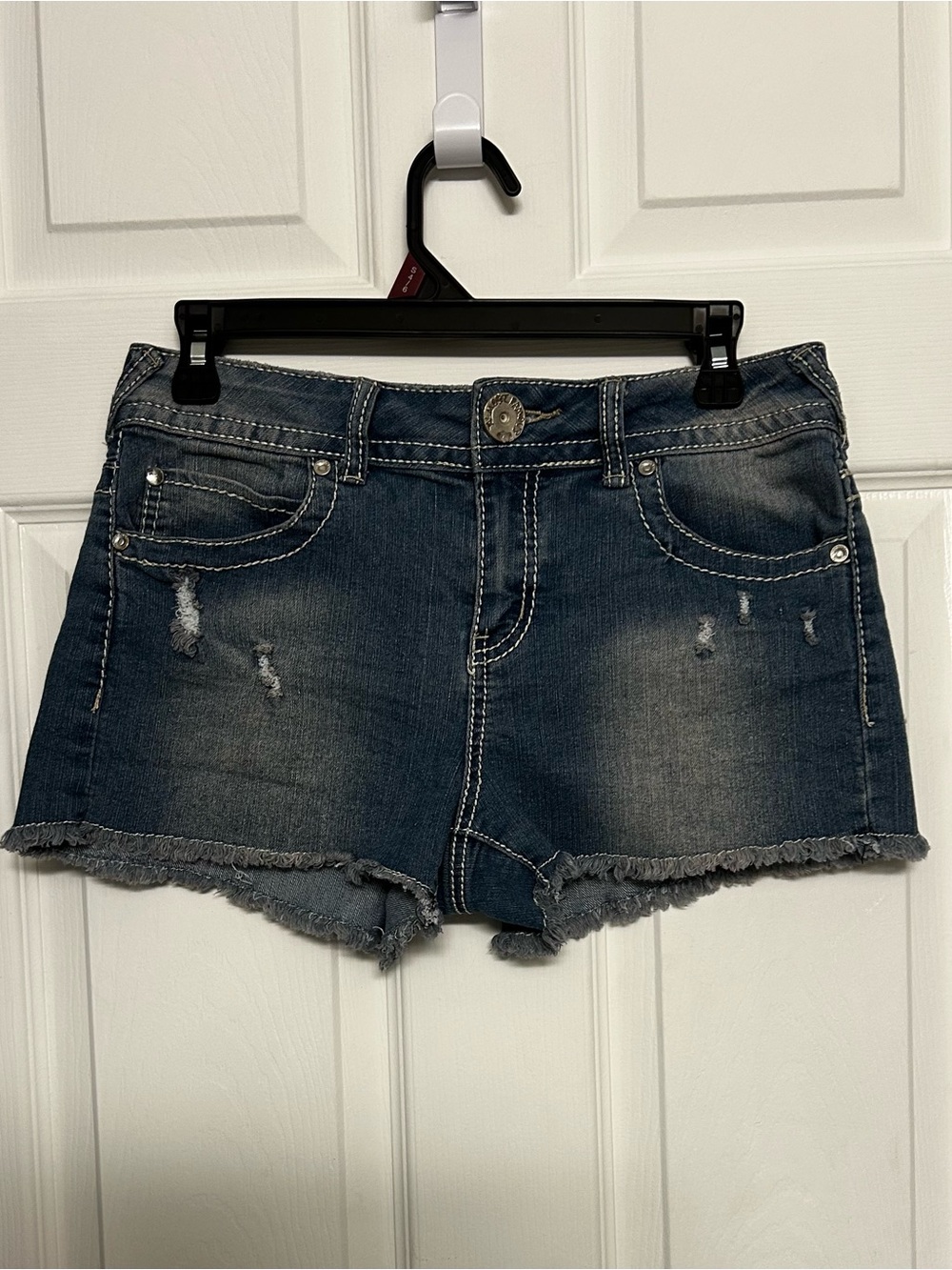 Women’s a almost famous Distressed Denim Shorts